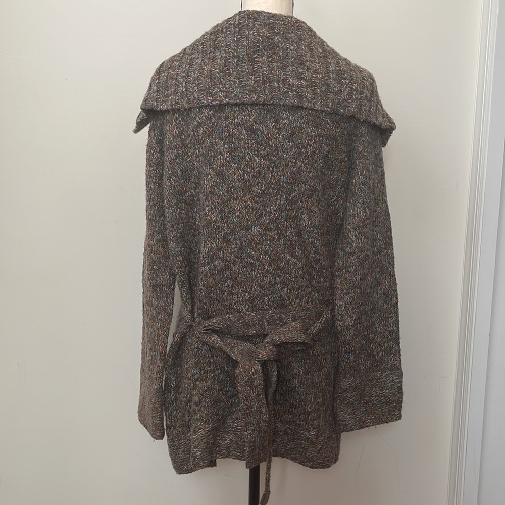 The Limited Long Belted Shawl Collar Cardigan Sweater - Picture 8 of 15